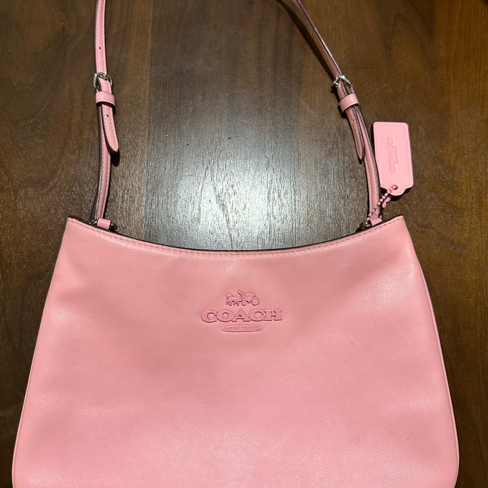 Coach Pink Leather Penelope Shoulder Bag